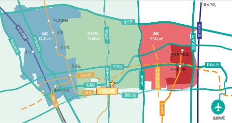 未来科学城公园式商业空间+1，将辐射两谷一园
